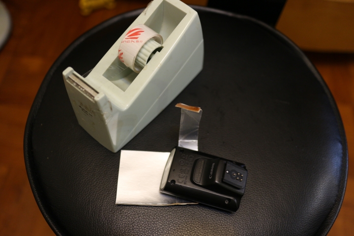 【分享】Canon EOS M 90ex 自製跳燈小盒子, DIY Bouncing flash box