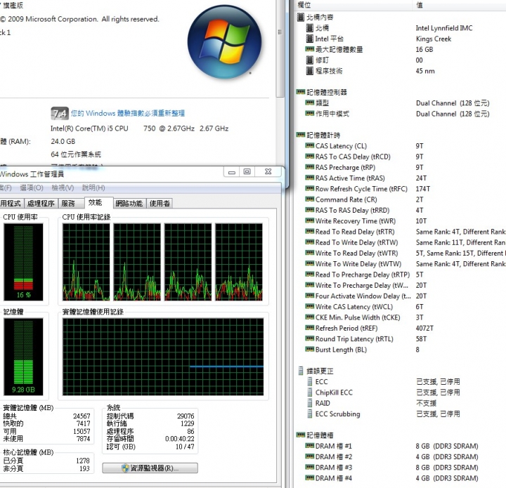 i5 750 記憶體到底支援多少G?