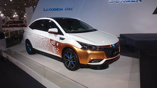 台中車展小分享 LUXGEN S3電動車有帥到哦！