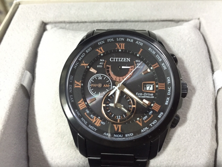[開箱分享]CITIZEN AT9085-53E光動能電波錶