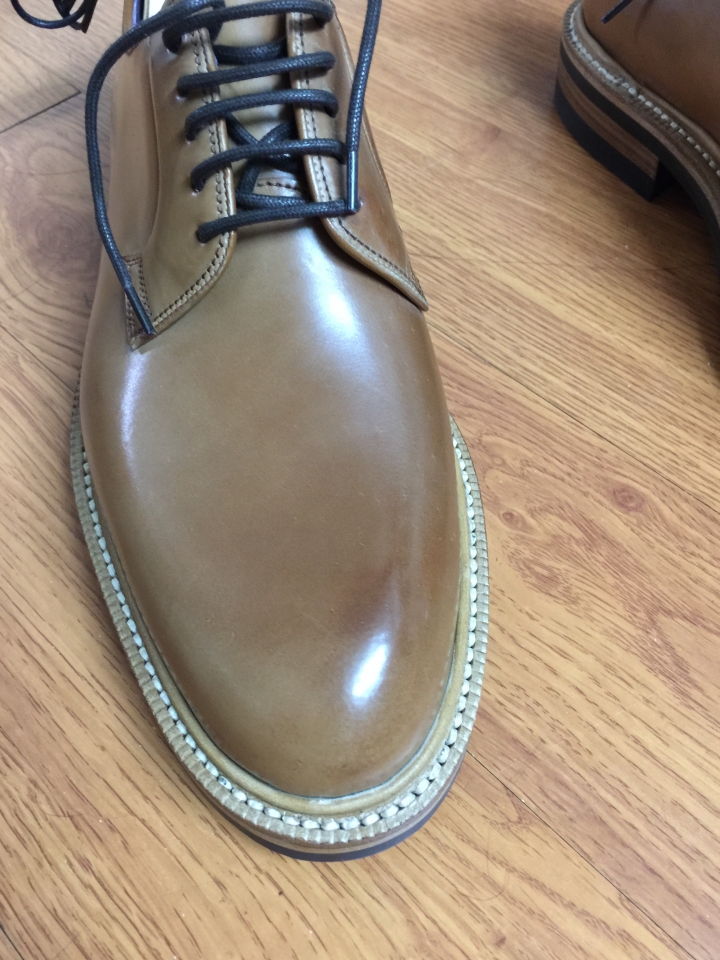 Carmina GMTO Natural shell cordovan 原色馬臀皮 微開箱