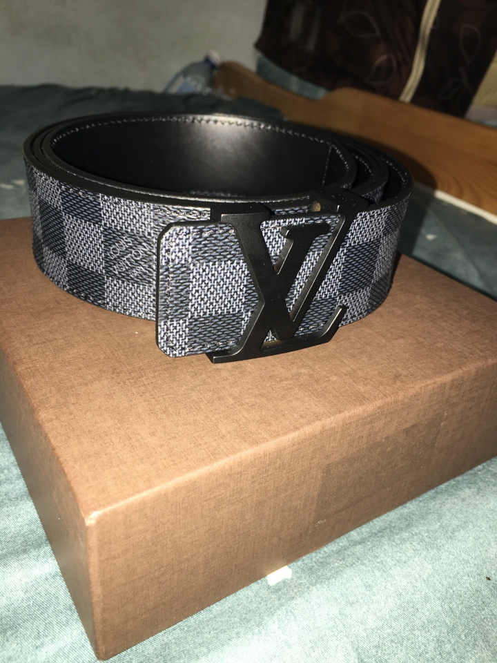 【開箱】LV M9808T黑頭logo皮帶＋N61206 6plus 保護套＋N9821S雙色皮帶