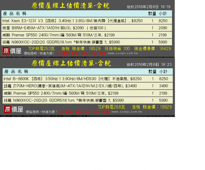 {求助} 想升級電腦