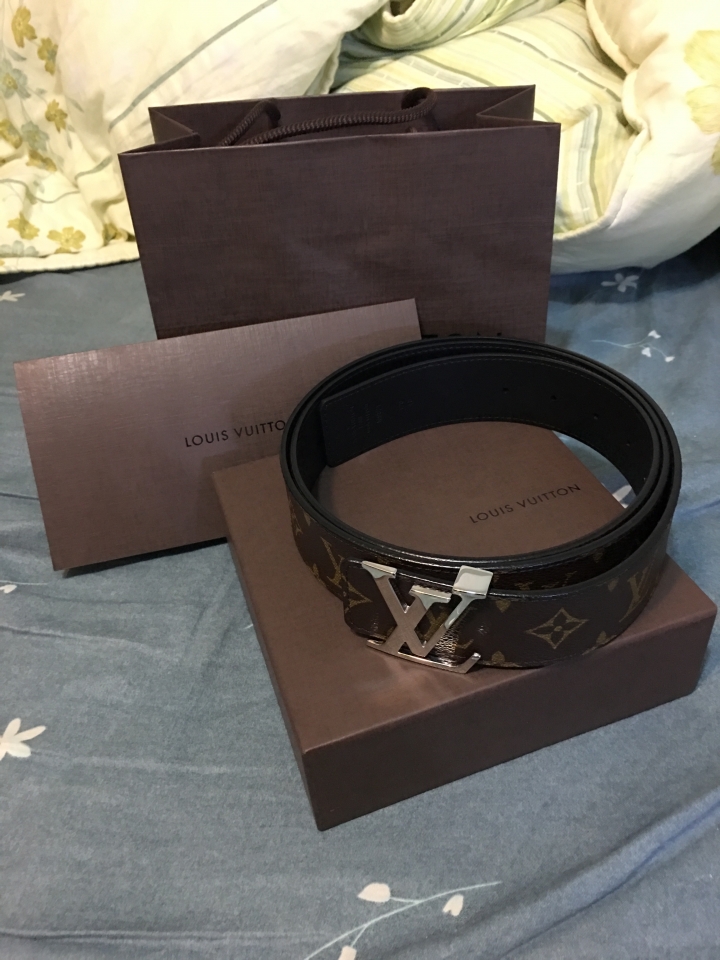 【開箱】LV M9808T黑頭logo皮帶＋N61206 6plus 保護套＋N9821S雙色皮帶