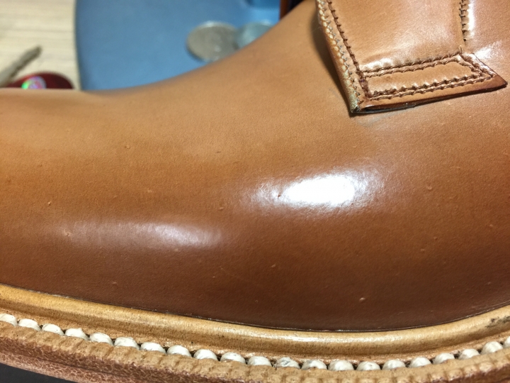 Carmina GMTO Natural shell cordovan 原色馬臀皮 微開箱