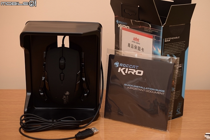 [開箱] ROCCAT 模組化 KIRO 雙手通用光學滑鼠