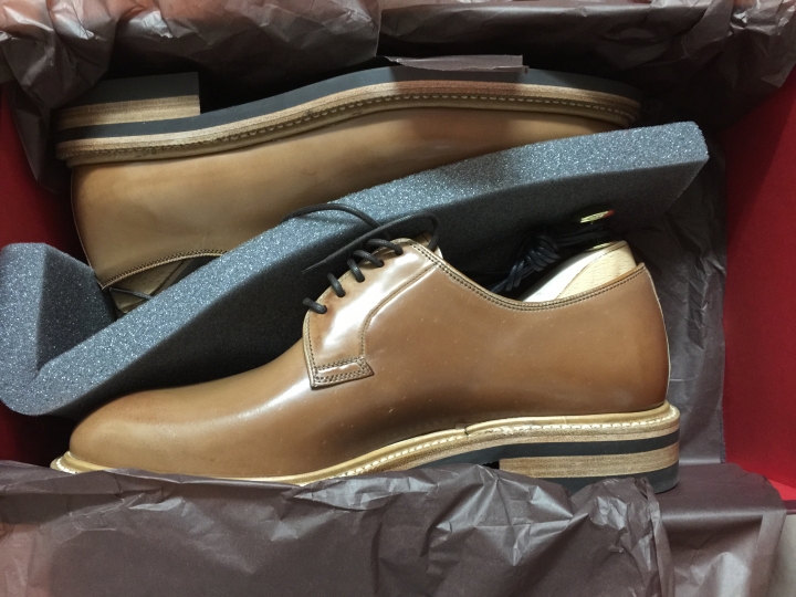 Carmina GMTO Natural shell cordovan 原色馬臀皮 微開箱