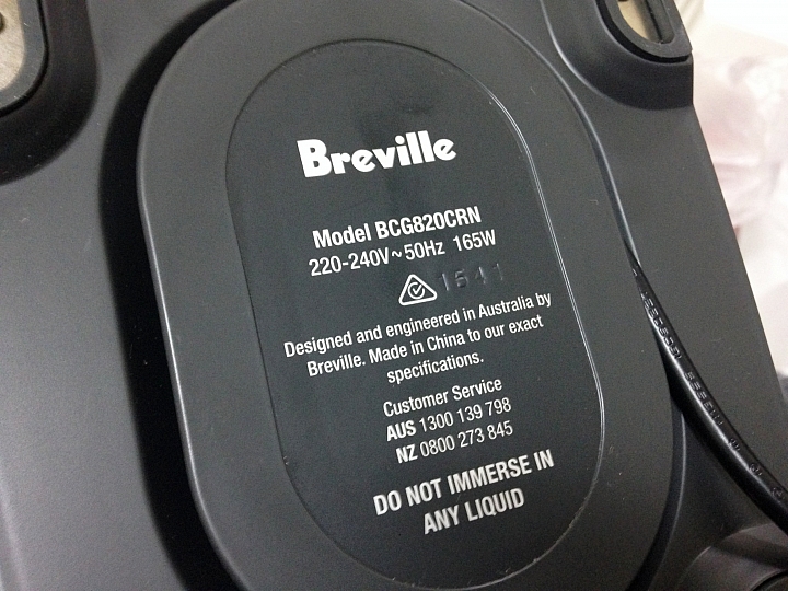 【開箱】澳洲直送BEP920CRN野莓紅 - Breville BES920XL + BCG820  220V強力電壓來襲