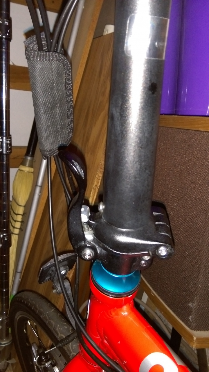 請問捷安特小折把手固定問題