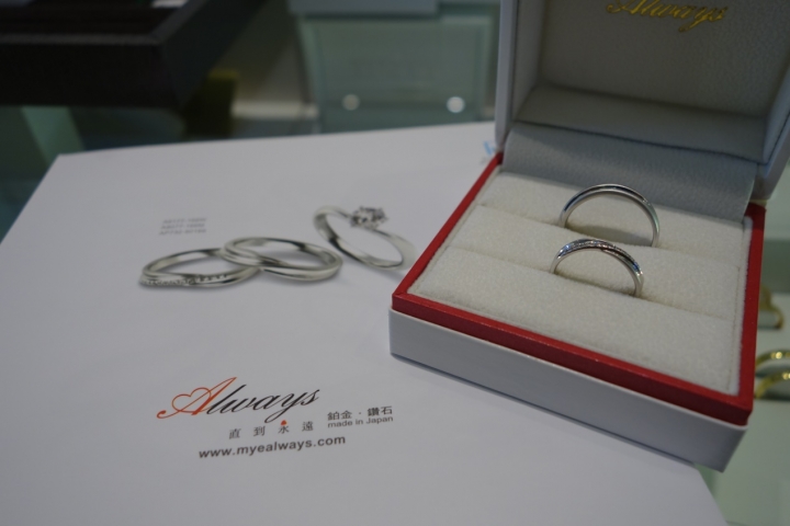 日本Always平價Twins Cupid雙生石鉑金對戒開箱
