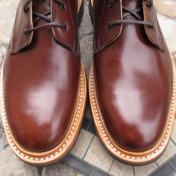 [馬臀皮靴] Tricker's "Chocolate Cordovan Charles" Boots