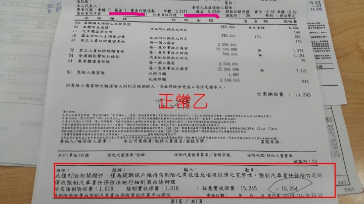 [保險到期]汽車保單準備投保第五年,哪一張好