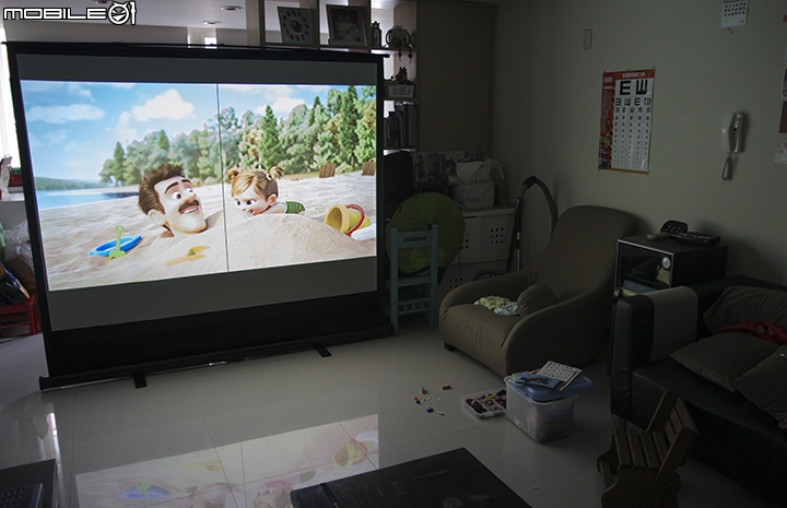 C/P值頗高的投影機 - OPTOMA HD100D 有你真好!