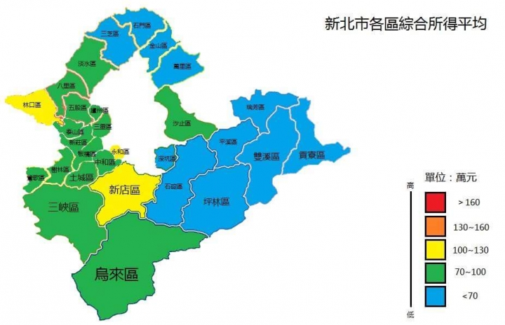 原來新北市是臺北的貧民窟？