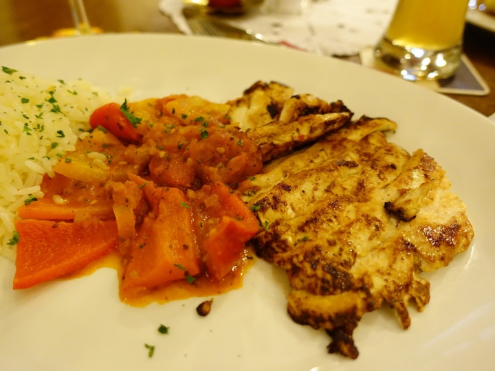 德國。羅騰堡Hotel-Gasthof Goldener Greifen晚餐--巴伐利亞傳統料理~