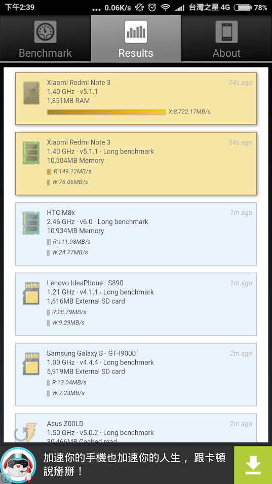 超快的紅米NOTE3
