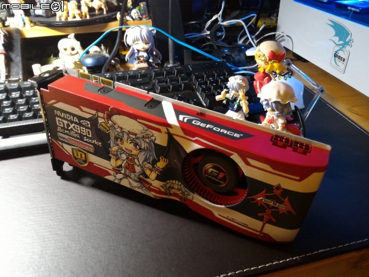 久違的痛顯示卡製作，東方紅魔GTX990痛顯卡完工