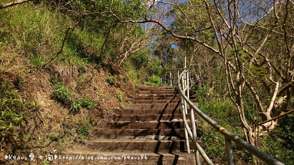■高雄■旗山，登【旗尾山】觀綿延不絕的稜線之美。