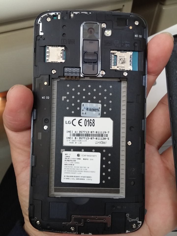 [開箱] LG K10 nano雙卡 2/16gb Rom
