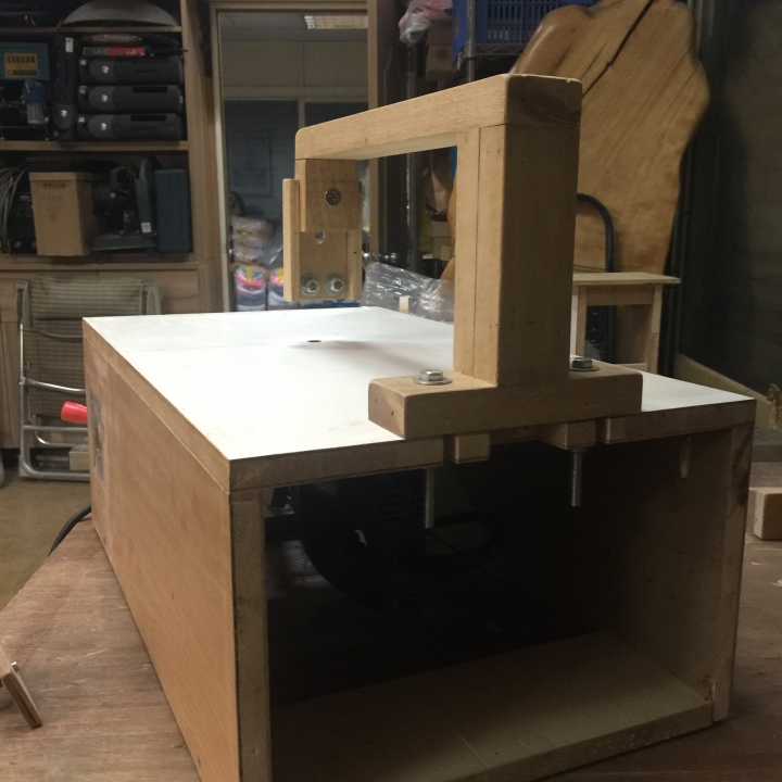 線鋸機倒裝改桌上型 DIY