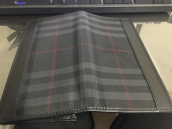 BURBERRY Continental Horseferry格紋長夾開箱
