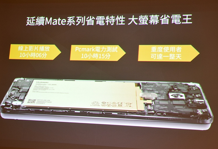 冰芯低耗 金屬工藝 超高屏佔 華為 HUAWEI MATE 8 花粉超值體驗