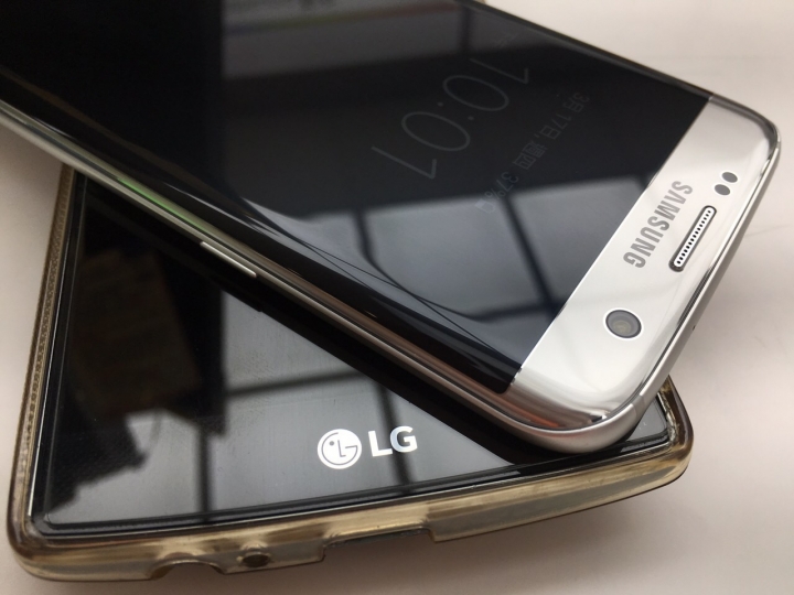 S7edge銀小開箱。