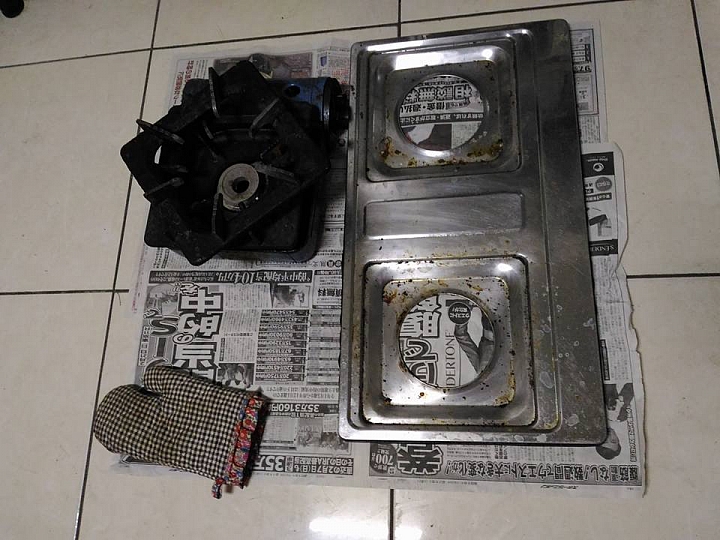 [開箱] 林內牌 RB-300SH 檯面式三口瓦斯爐DIY安裝全記錄