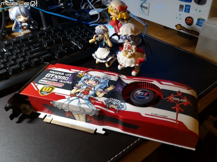 久違的痛顯示卡製作，東方紅魔GTX990痛顯卡完工