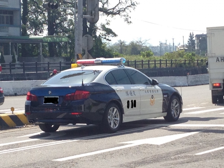 彰化看到的BMW警車