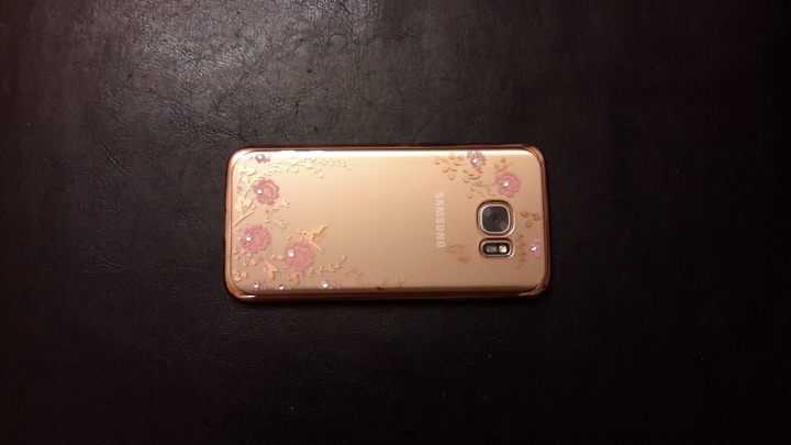老婆的s7 edge 透明/花紋軟背殼