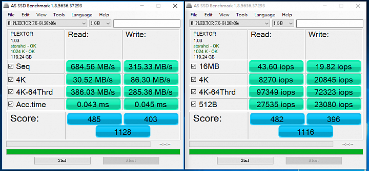 [測試] PLEXTOR M6e 128GB (M.2 PCI-E)