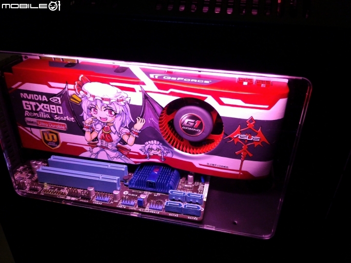 久違的痛顯示卡製作，東方紅魔GTX990痛顯卡完工