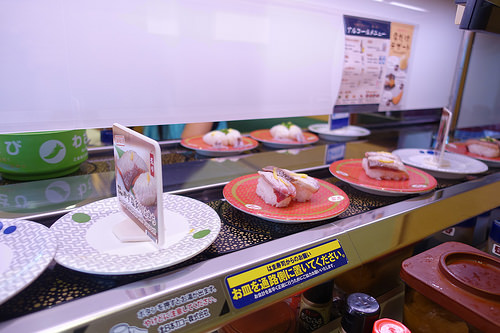 【2015沖繩】HAMAはま迴轉壽司--糸満潮平店 ASHIBINAA OUTLET附近平價壽司 一盤100円 by嚕米