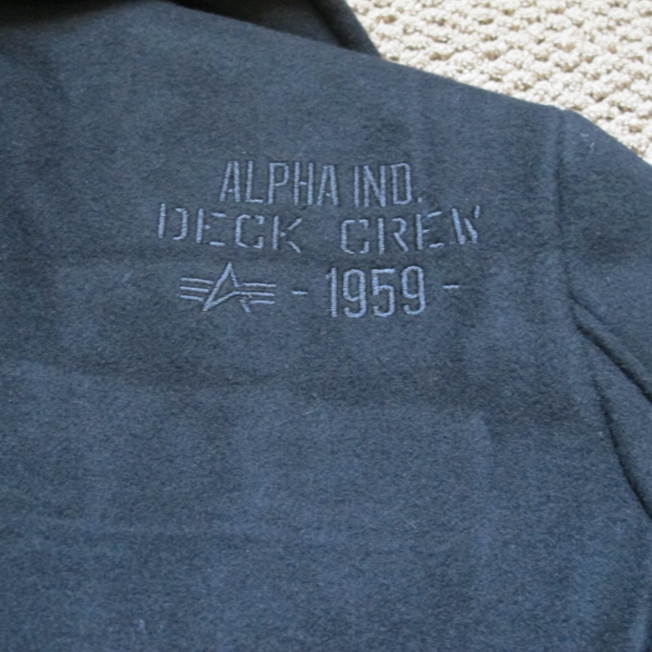 [35oz熱度］Alpha Industries Ahoy Peacoat