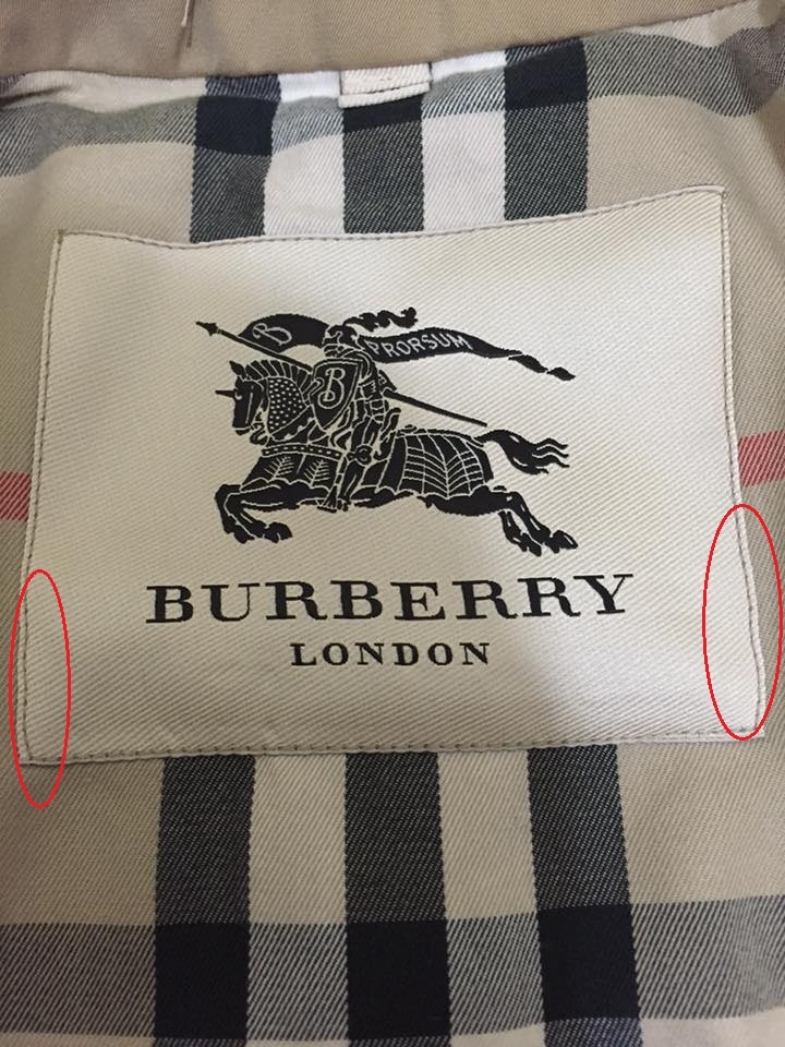 BURBERRY 蜜糖色風衣開箱兼瑕疵討論