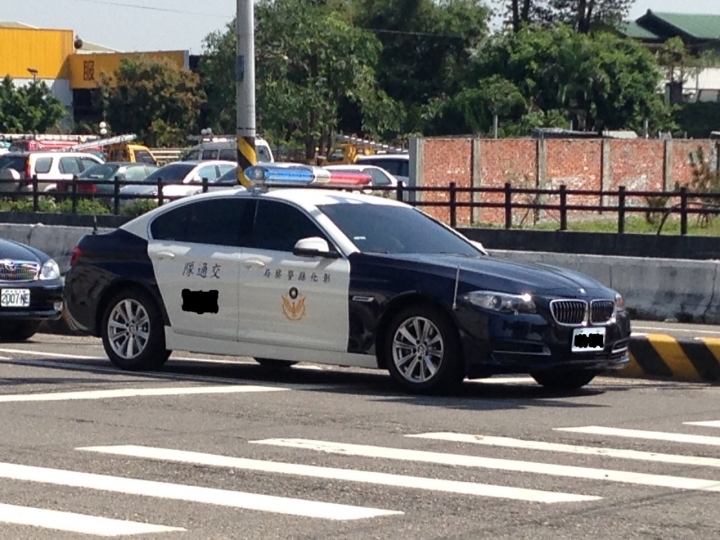 彰化看到的BMW警車
