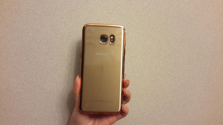 老婆的s7 edge 透明/花紋軟背殼