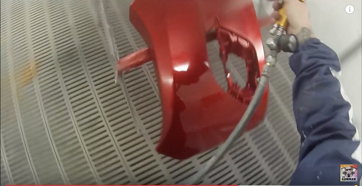 看看人家怎麼噴魂動紅41V，為什麼這裡烤不出來？
