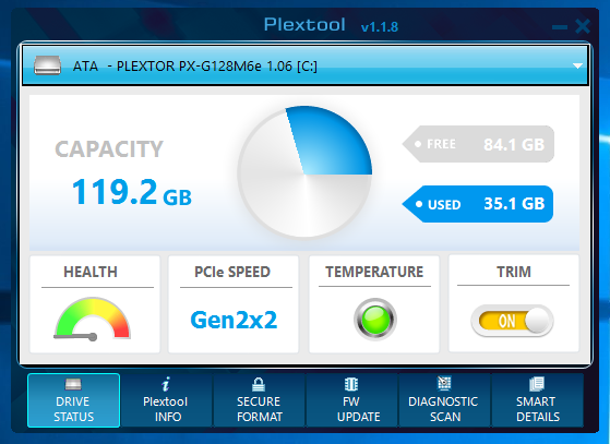 [測試] PLEXTOR M6e 128GB (M.2 PCI-E)
