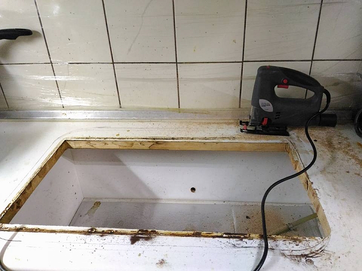 [開箱] 林內牌 RB-300SH 檯面式三口瓦斯爐DIY安裝全記錄