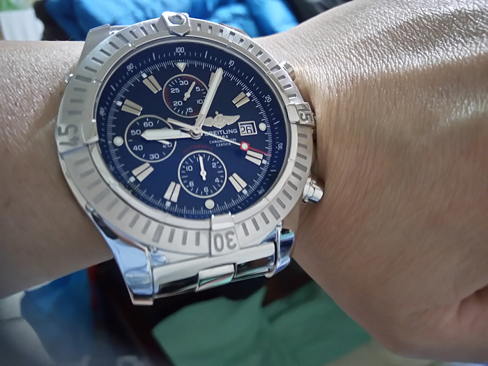 Breitling 洗油拋光保養 回來了