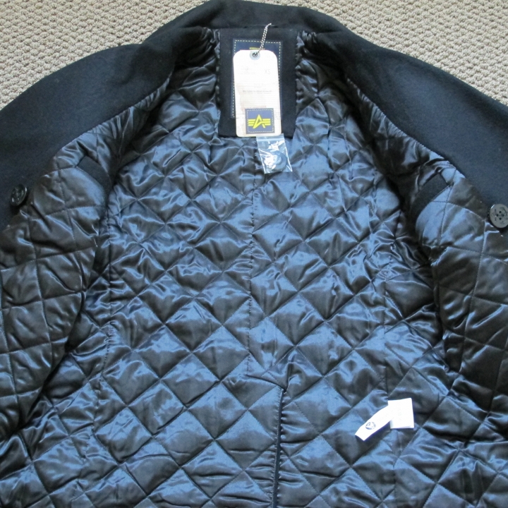 [35oz熱度］Alpha Industries Ahoy Peacoat