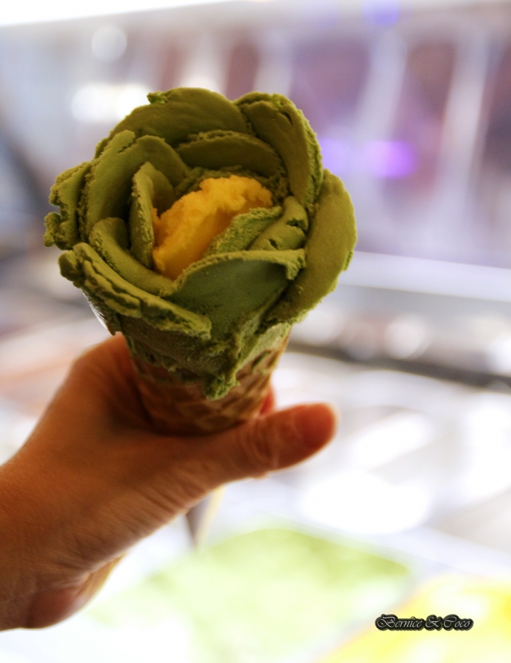 O Rose 花朵造型的高品質冰淇淋店/(台北美食)(捷運忠孝敦化站)