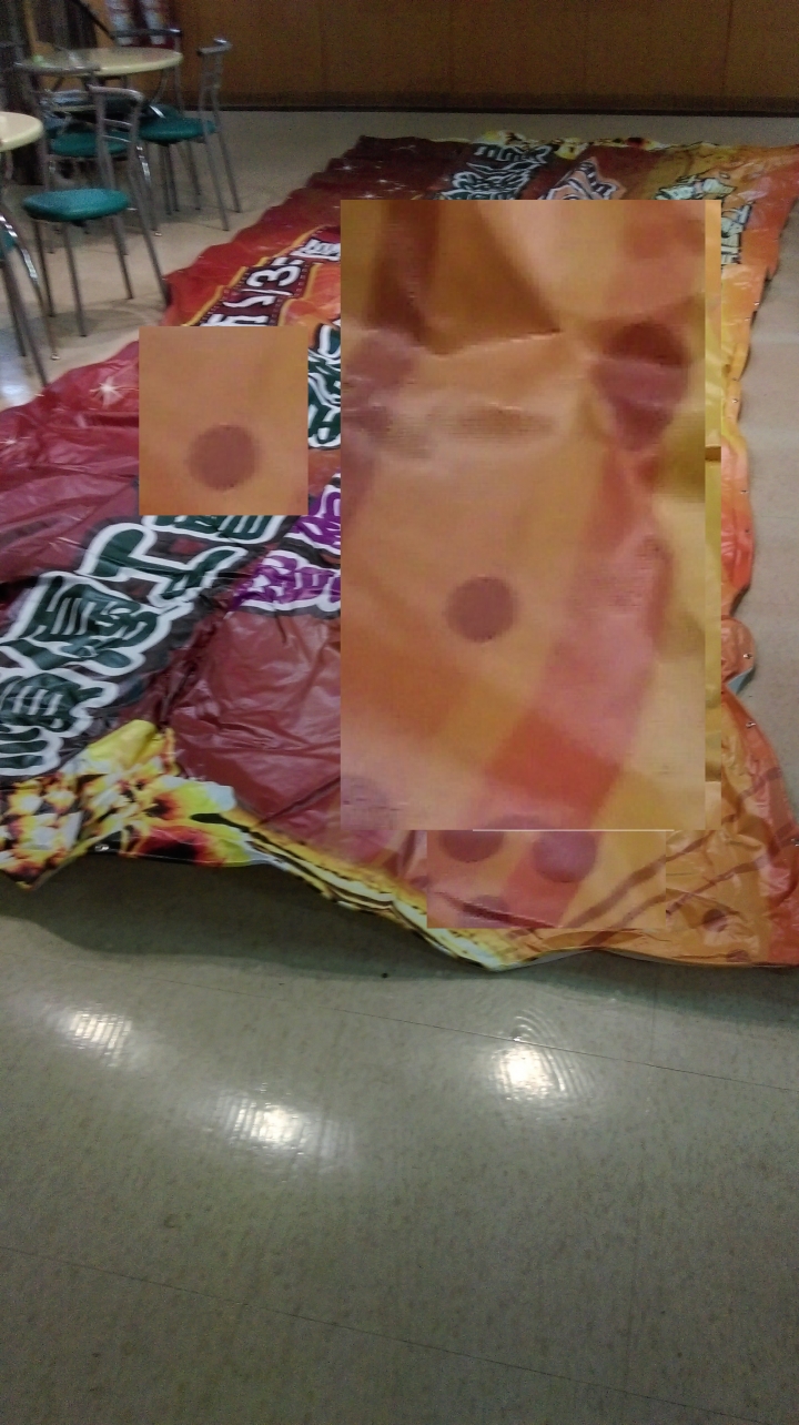 請問不用的廣告布幕能作天幕嗎?
