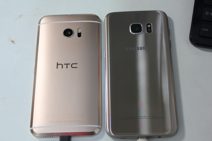 (4/18更新拍照比較)HTC 10 金色開箱心得，附S7 Edge使用上的比較