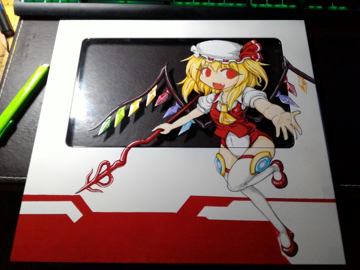PC改裝X東方Project！紅魔彩繪痛PC主機完工>w<
