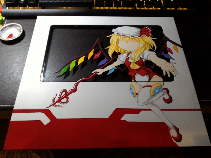 PC改裝X東方Project！紅魔彩繪痛PC主機完工>w<