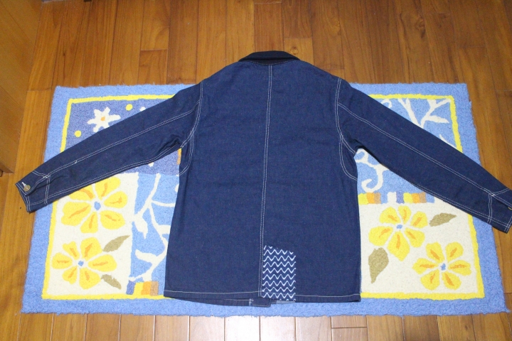 [東拼西湊] FDMTL PATCHWORK COVERALL RINSE 拼接工作服