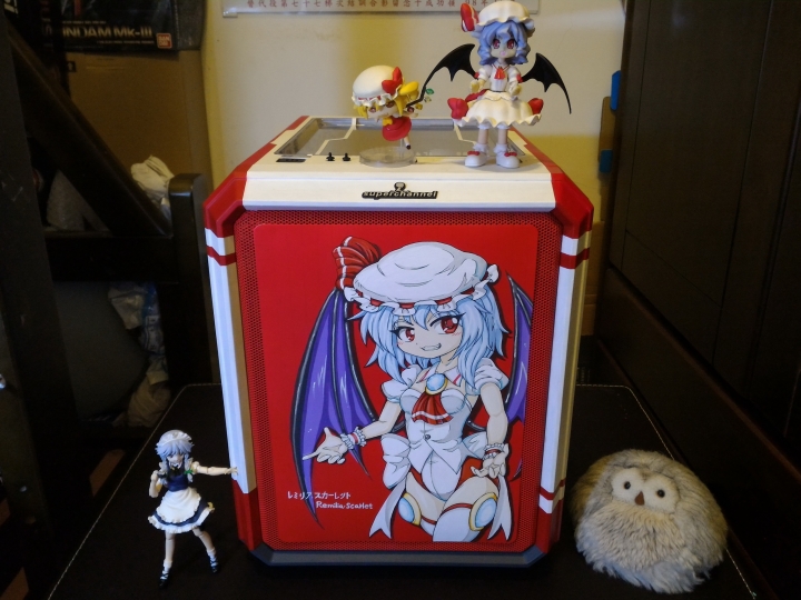 PC改裝X東方Project！紅魔彩繪痛PC主機完工>w<